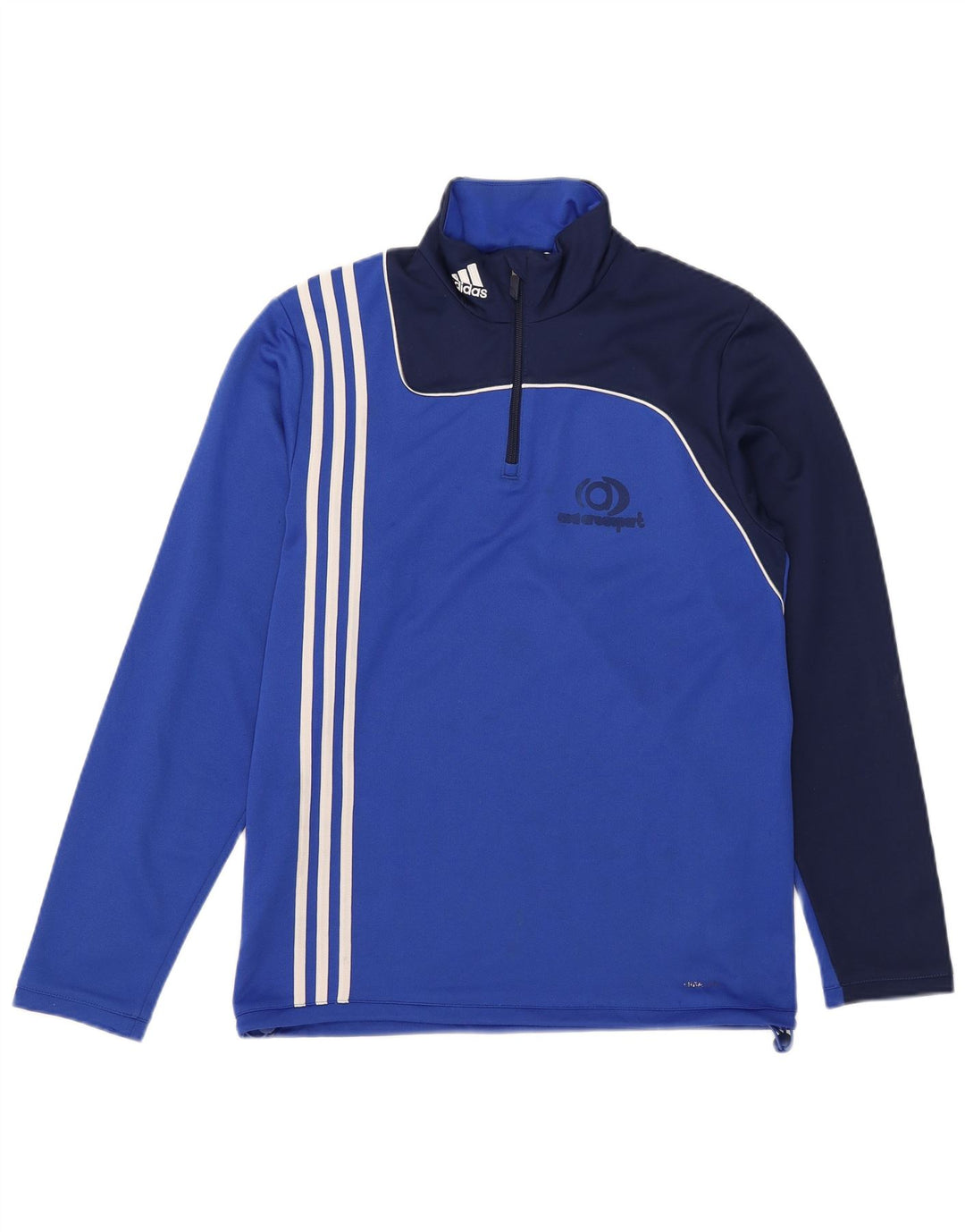 Adidas Mens Climalite Pullover Treino Top Reino Unido 38/40 Médio Azul