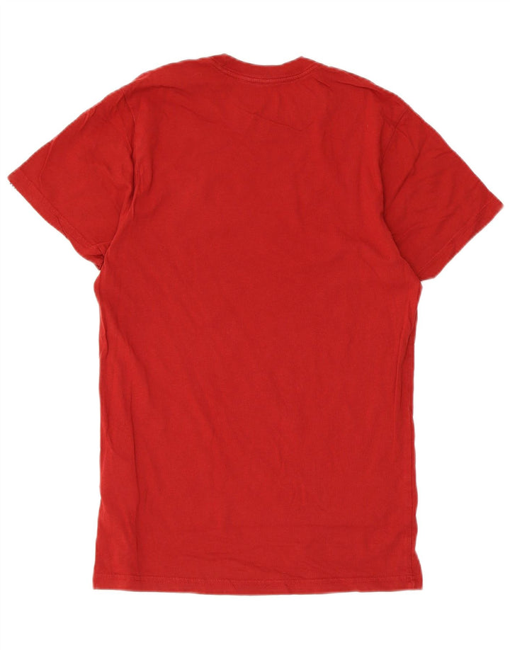Camiseta Vans Masculina Custom Fit Graphic Top Pequeno Algodão Vermelho