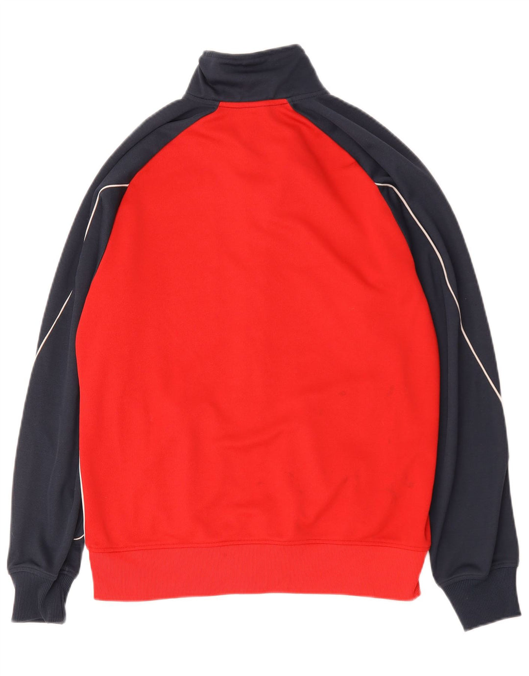 Arena Mens Graphic Tracksuit Top Jaqueta Grande Algodão Colorblock Vermelho