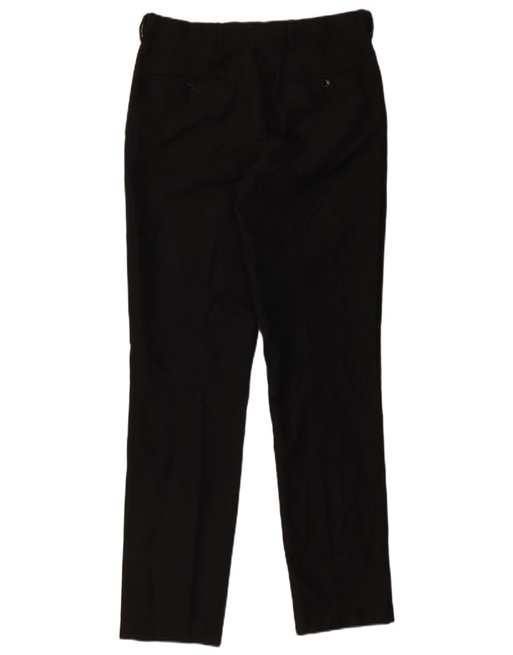 Calça Chino Slim Masculina Marks & Spencer W32 L33 Poliéster Preto