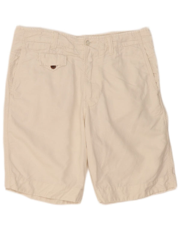 Shorts cargo feminino Diesel W31 médio algodão branco
