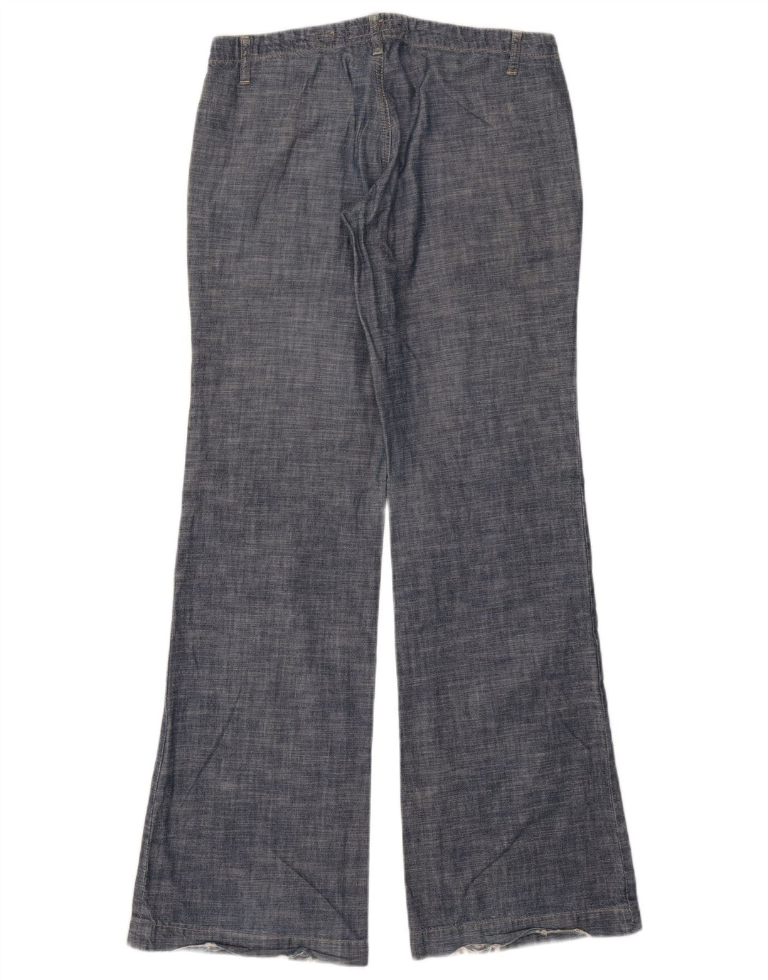 Miss Sixty Calça jeans feminina larga W28 L33 algodão azul marinho