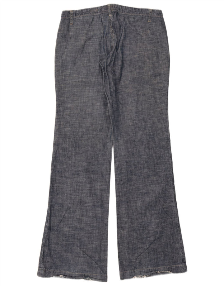 Miss Sixty Calça jeans feminina larga W28 L33 algodão azul marinho