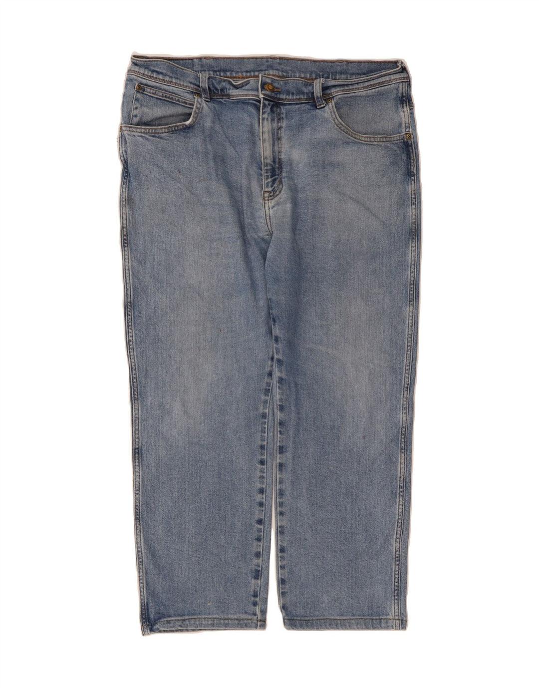 WRANGLER Mens Straight Jeans W40 L30 Blue Cotton Vintage Wrangler and Second-Hand Wrangler from Messina Hembry 