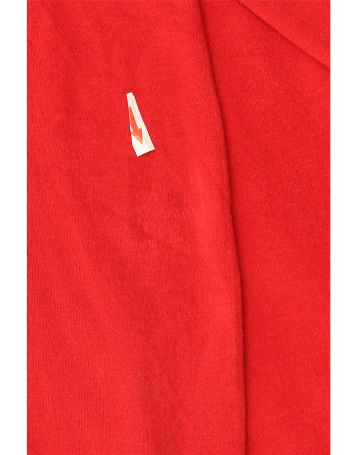Marks & Spencer Suéter feminino Longline Open Cardigan Reino Unido 16 Grande Vermelho