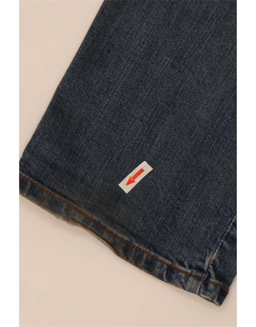 Jeans retos femininos Levi's W28 L32 algodão azul