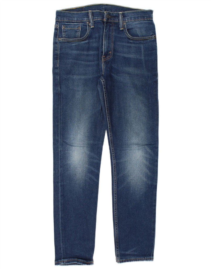 Levi's Masculino 502 Tapered Jeans W30 L30 Azul Algodão