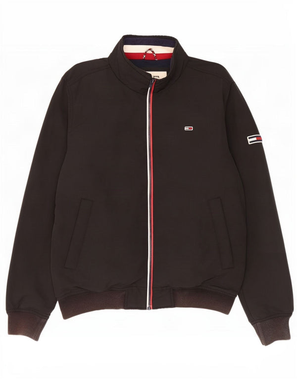 Jaqueta bomber masculina Tommy Hilfiger Reino Unido 40 grande nylon preto