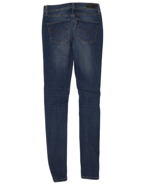 Calça jeans skinny feminina Levi's W27 L32 azul algodão