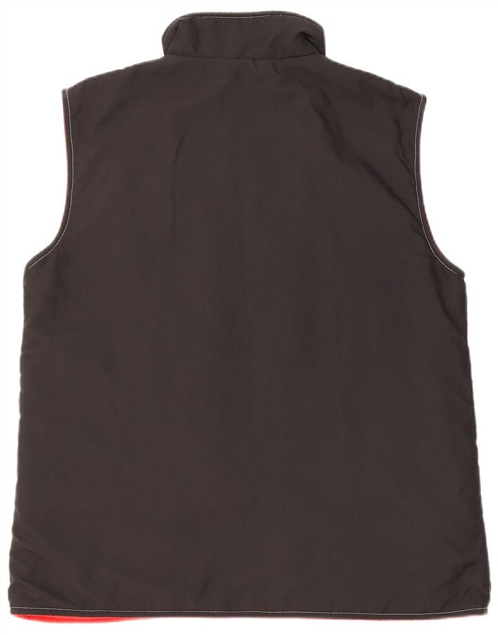 Lotto Mens Reversível Gilet UK 36 Pequeno Preto Colourblock Poliéster