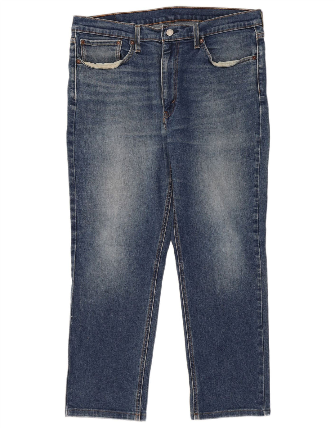 Calça jeans feminina Levi's 541 Tapered W36 L27 azul algodão
