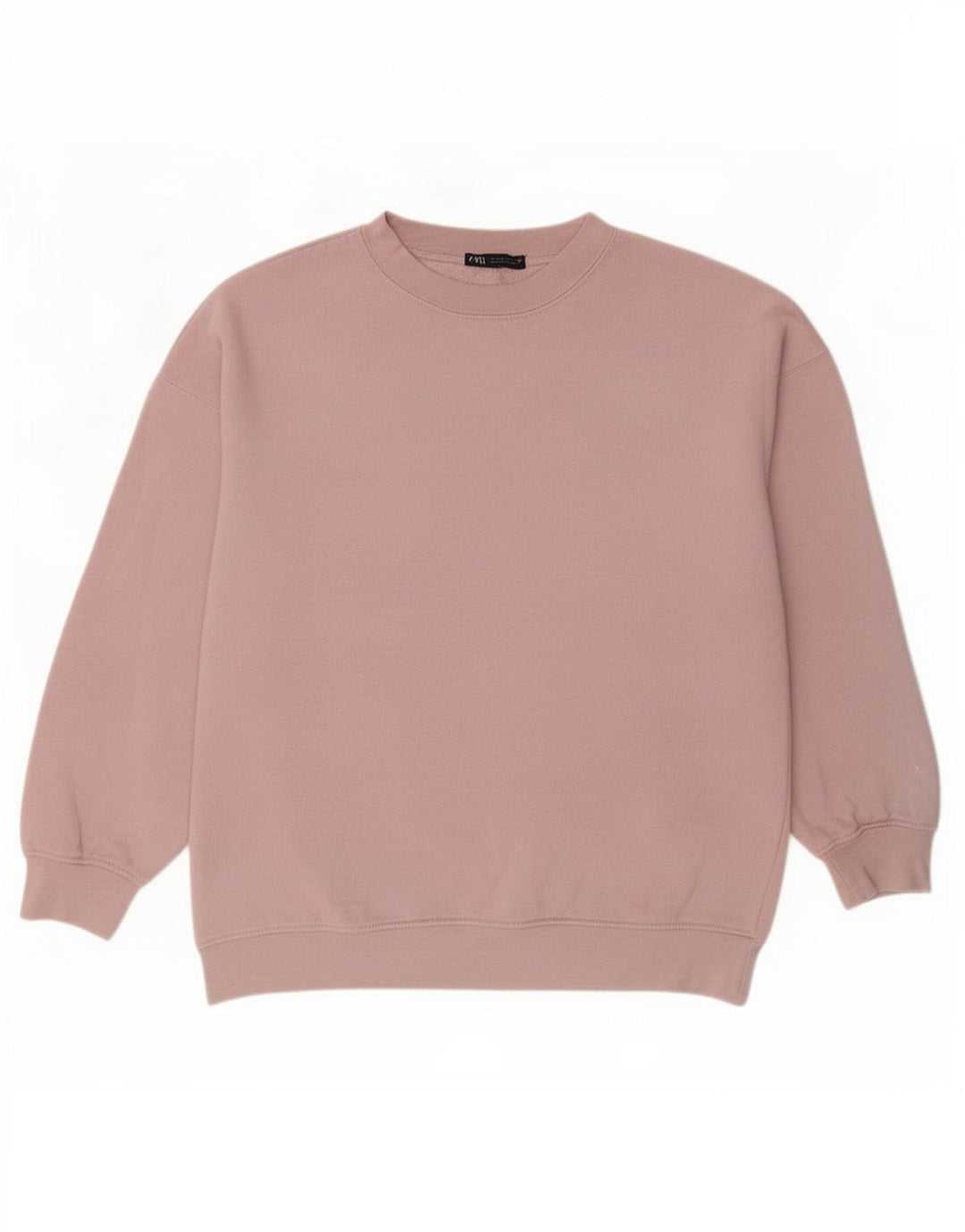 Zara Womens Oversized Sweatshirt Jumper Reino Unido 10 Pequeno Rosa