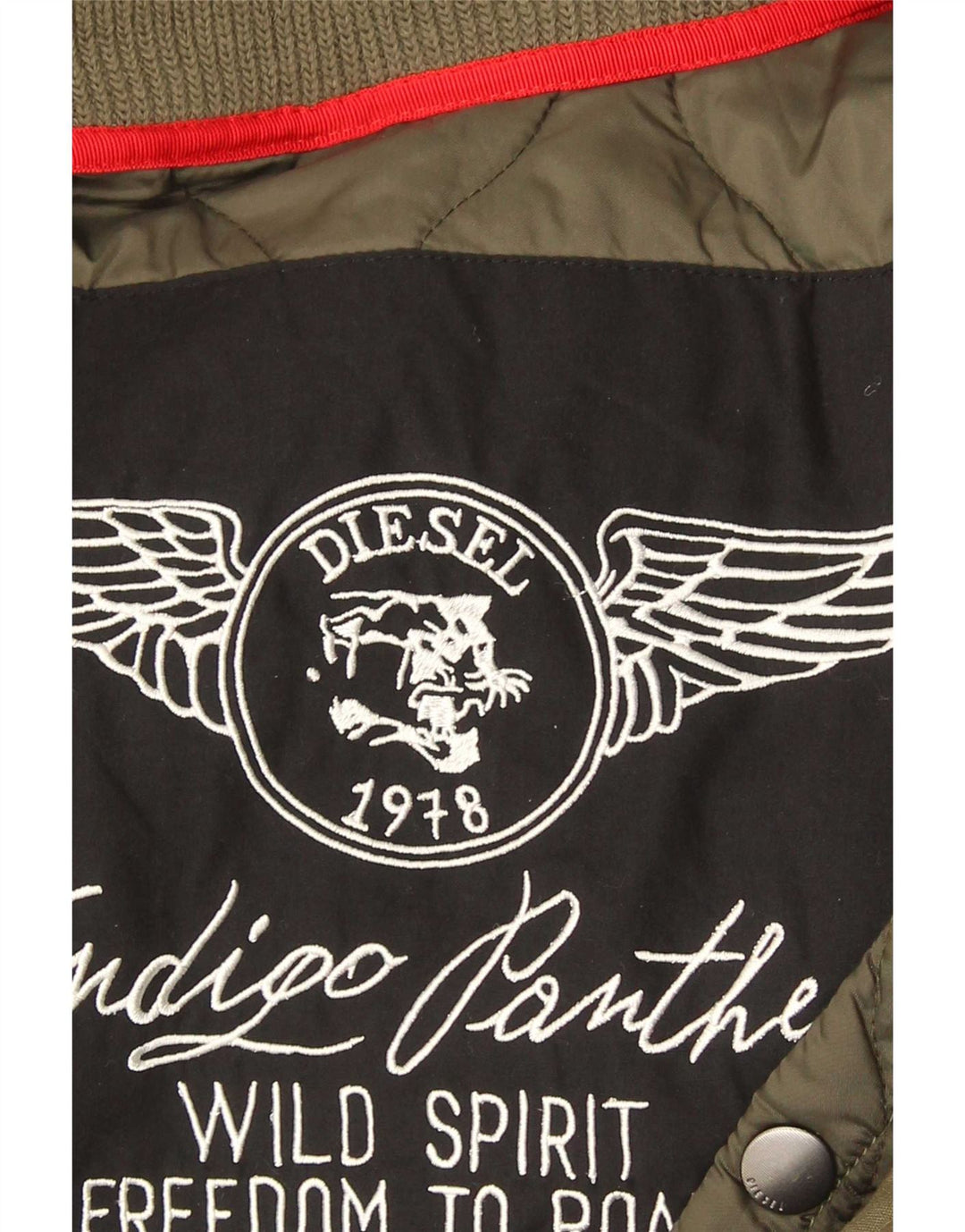 Jaqueta Parka Masculina Diesel com Capuz UK 38 Médio Caqui