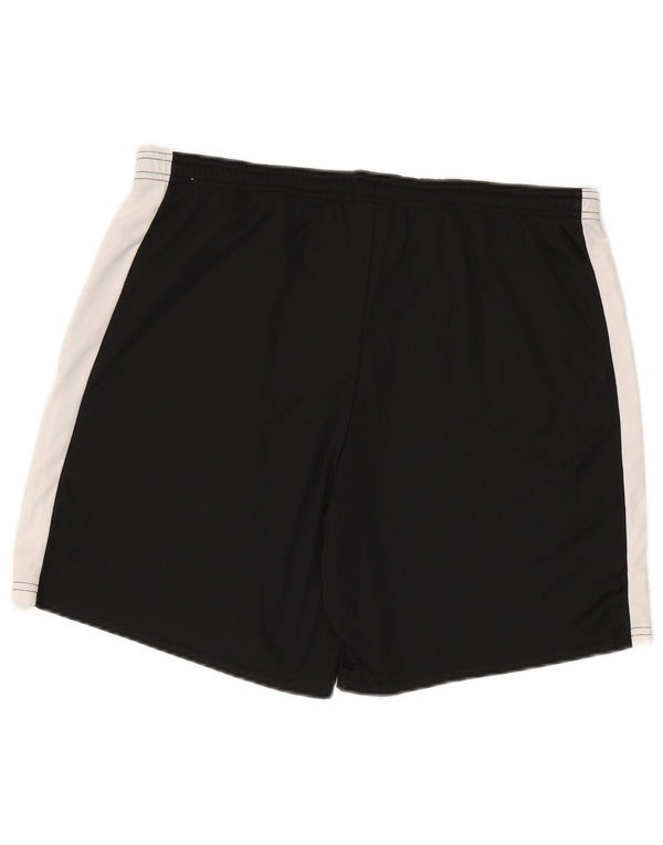 Shorts esportivos masculinos Nike Dri Fit Slim XL preto colorblock poliéster
