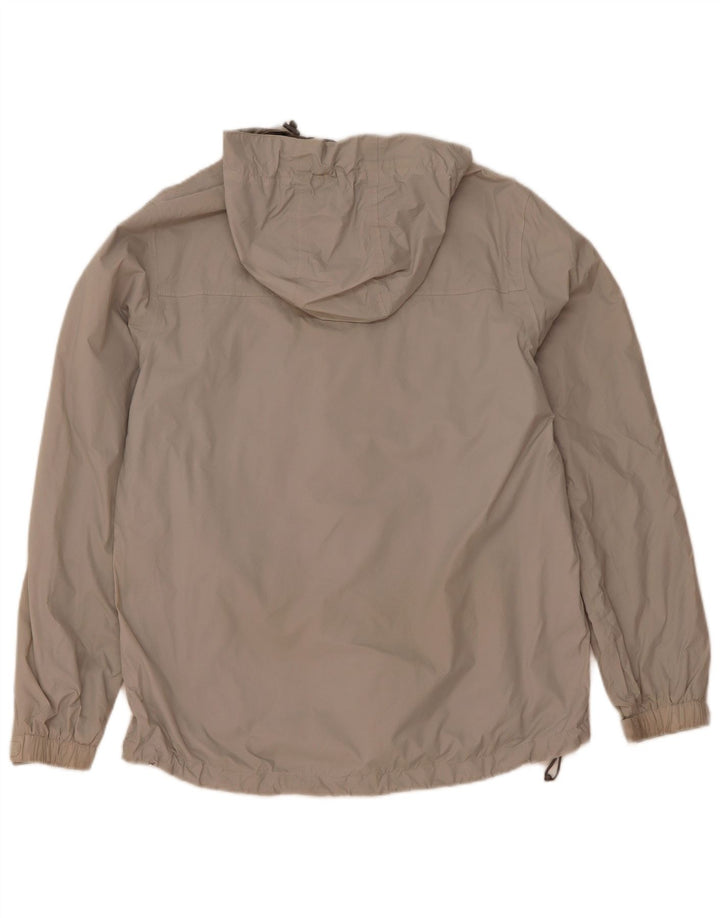 Jaqueta de chuva masculina com capuz Mountain Warehouse Reino Unido 38 poliéster cinza médio