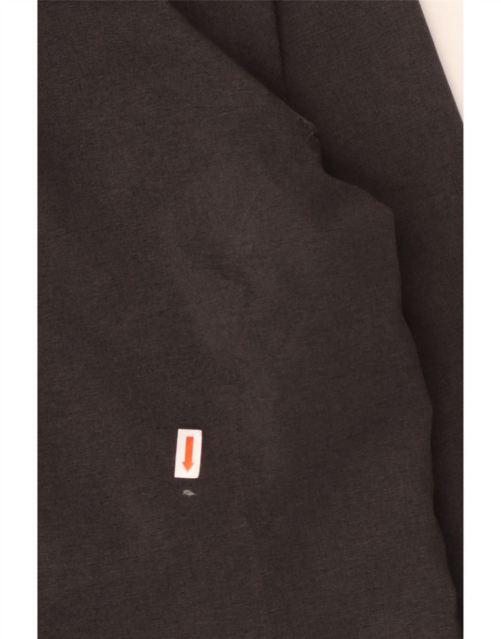 Jaqueta de chuva feminina com capuz THE NORTH FACE Reino Unido 14 poliéster cinza médio