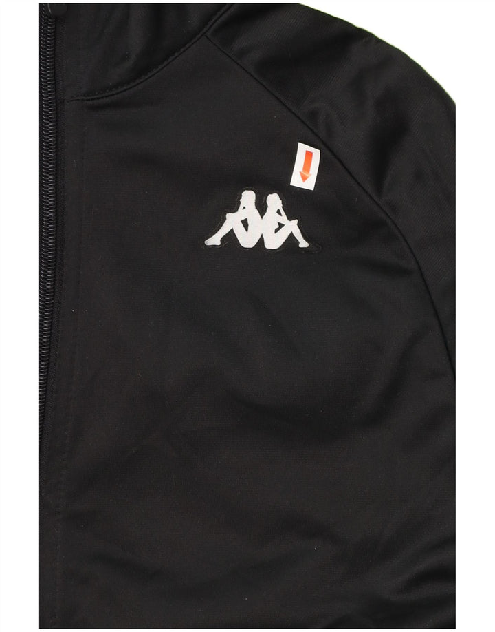 Fato de treino KAPPA Boys Graphic Full 15-16 anos preto colorblock poliéster