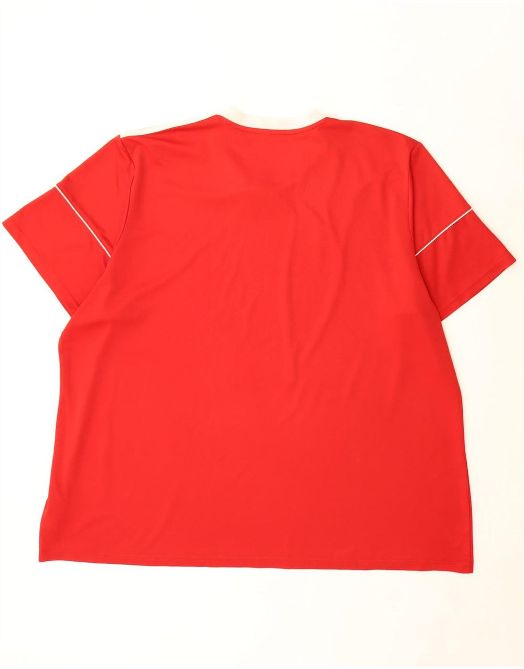 Adidas Mens Aeroready Camiseta Top 3XL Poliéster Vermelho