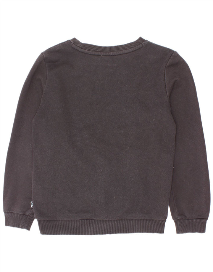 Suéter gráfico Puma Boys Graphic 7-8 anos algodão preto