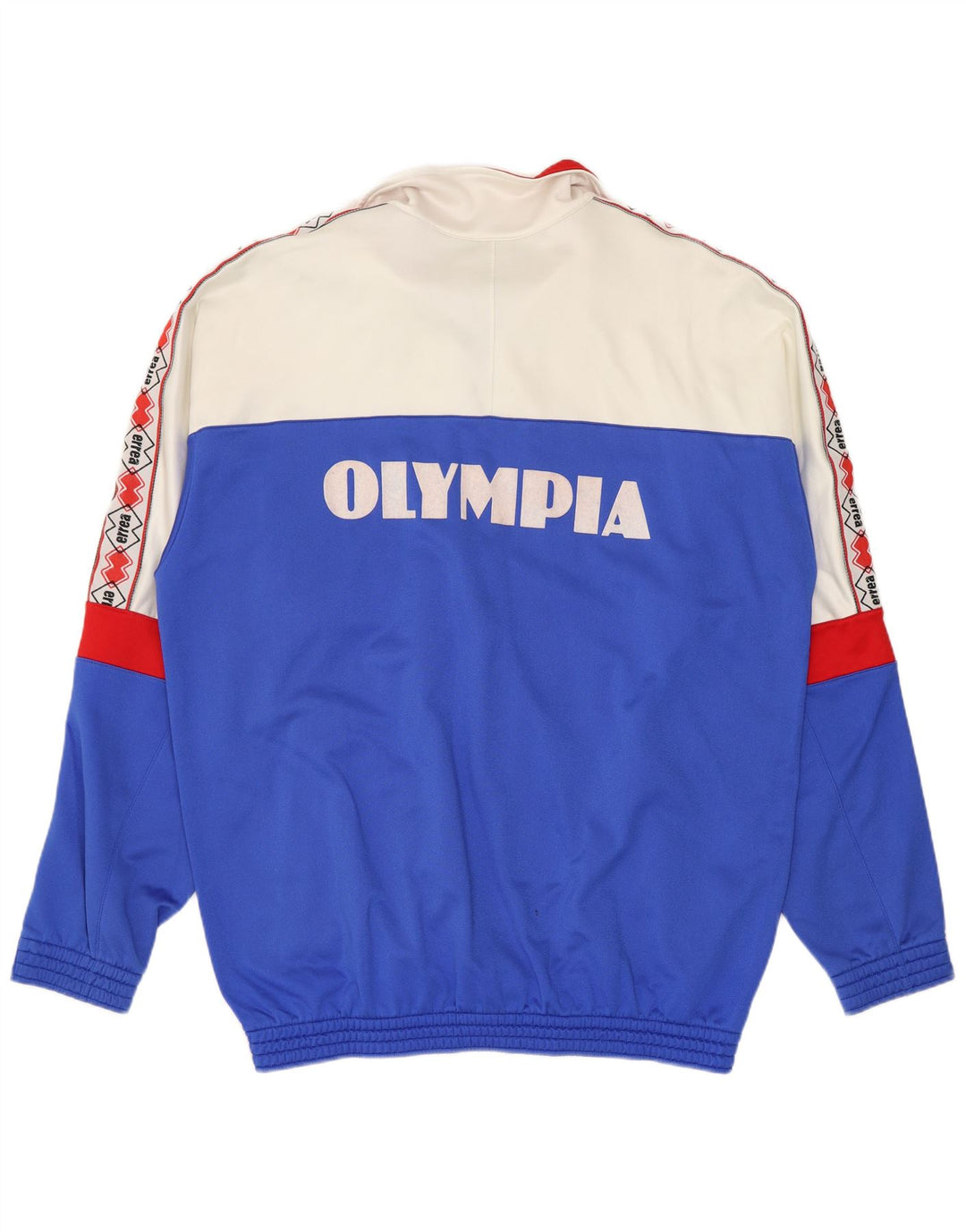 Errea Mens Graphic Tracksuit Top Jacket XL Azul Colourblock Nylon
