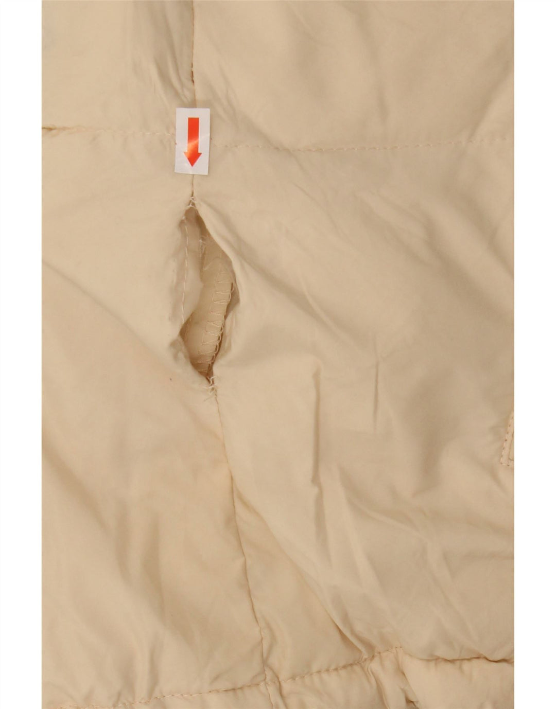 Jaqueta acolchoada masculina ZARA UK 36 pequena bege nylon