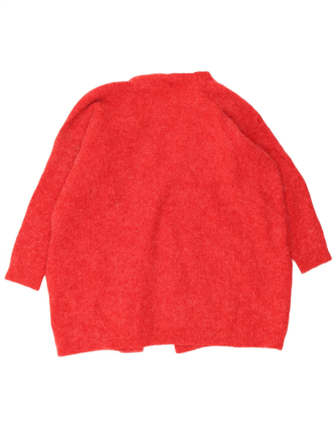 Suéter cardigã feminino aberto grande MINT VELVET Reino Unido 16 grande vermelho
