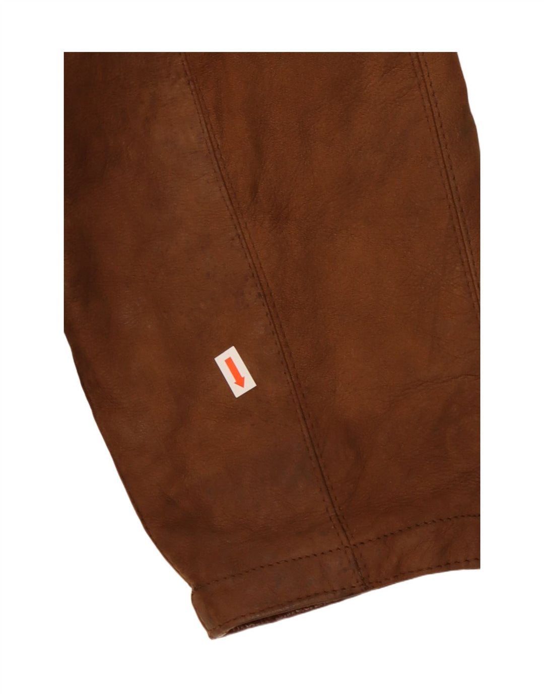 Jaqueta de couro masculina vintage IT 52 XL marrom