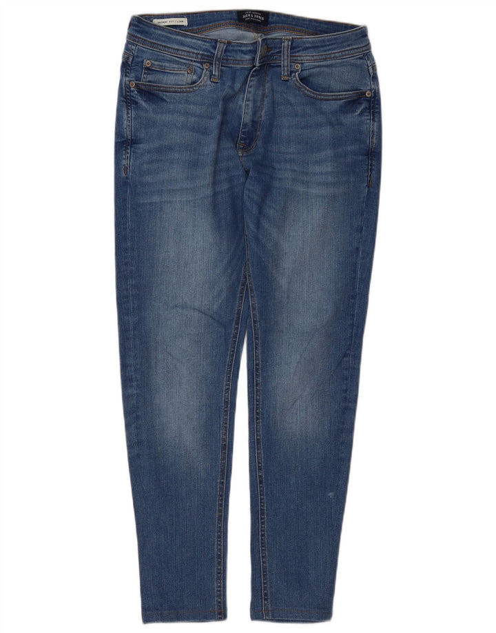 Jack & Jones Masculino Liam Skinny Jeans W30 L27 Azul