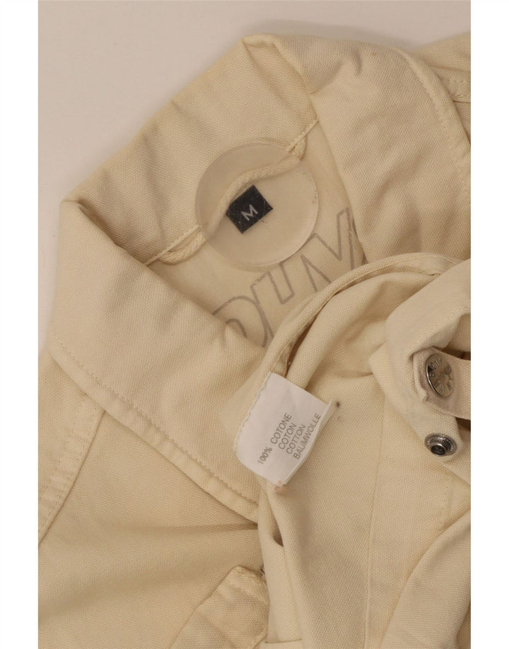 Jaqueta bomber masculina Murphy & Nye Reino Unido 38 algodão bege médio