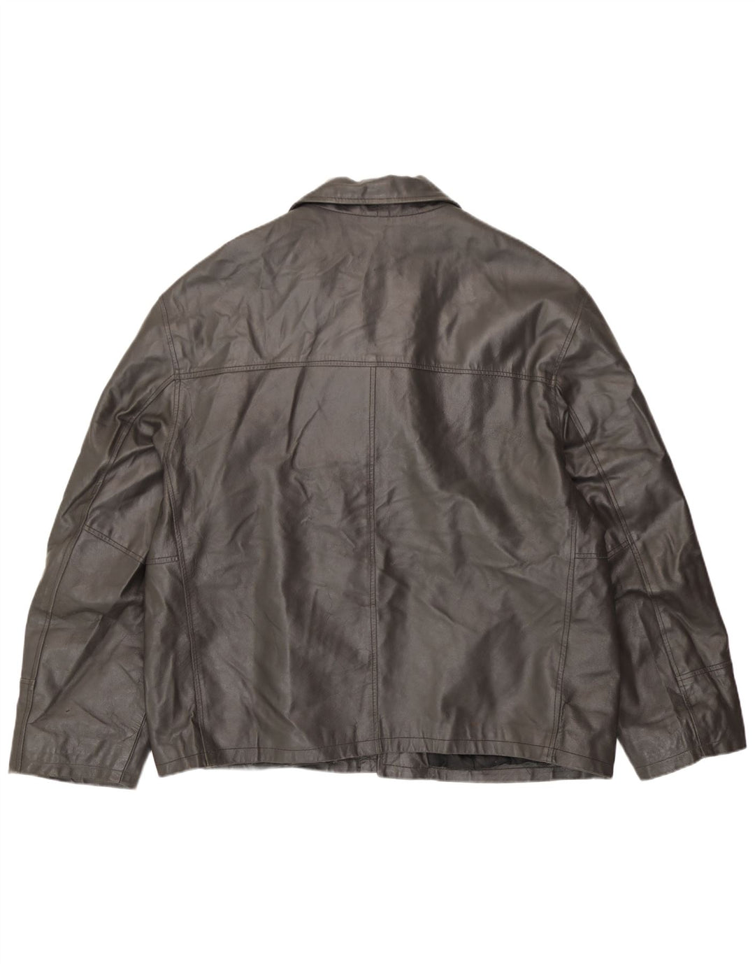 Jaqueta de couro masculina Conbipel IT 52 grande couro cinza