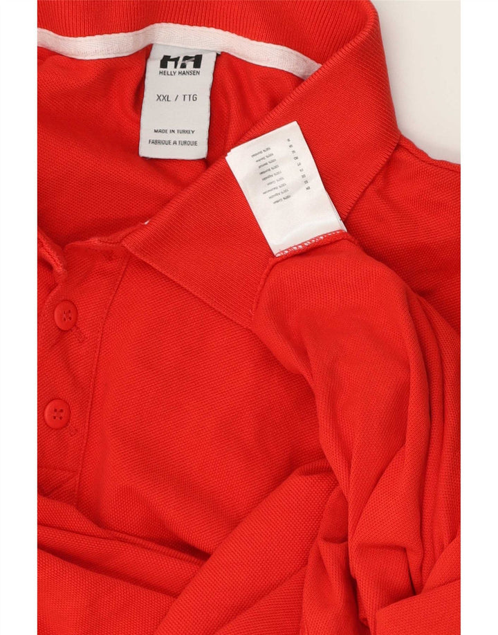 Camisa polo masculina Helly Hansen 2XL algodão vermelho