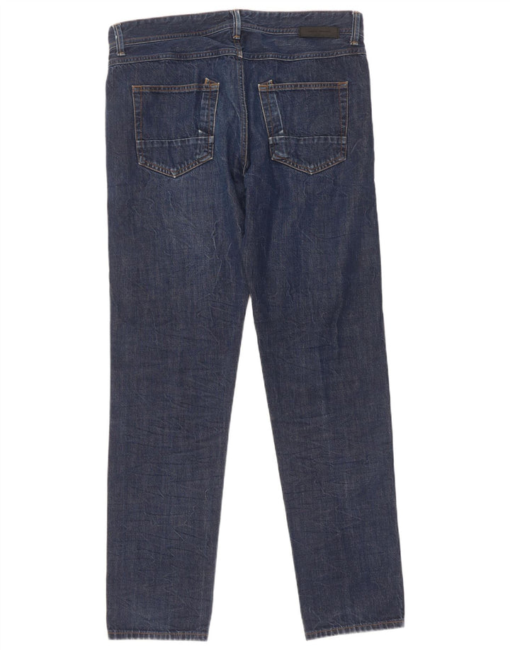 Mauro Grifoni Masculino Slim Jeans W34 L32 Azul Algodão