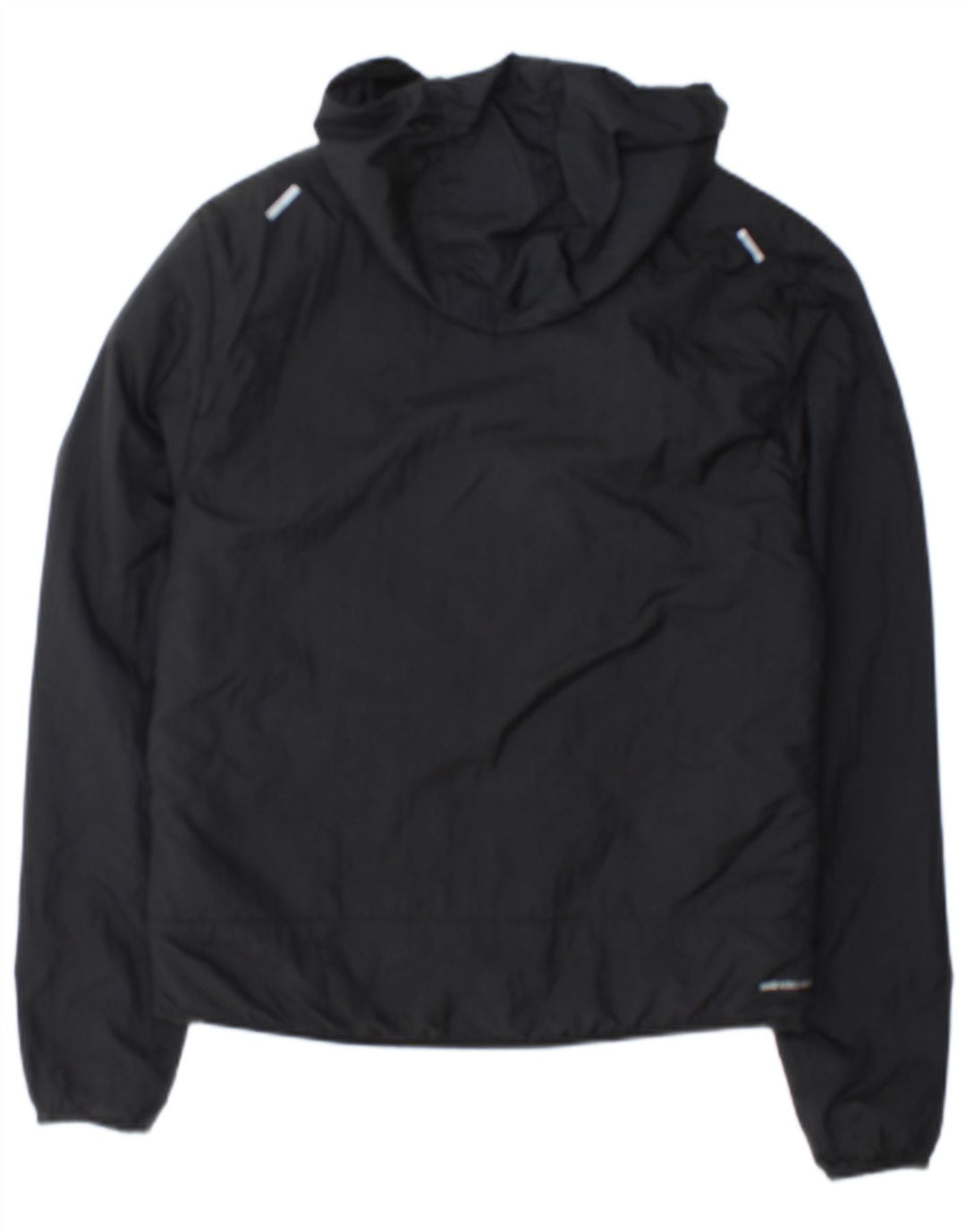 Jaqueta acolchoada com capuz Nike Womens UK 10 pequena preta nylon