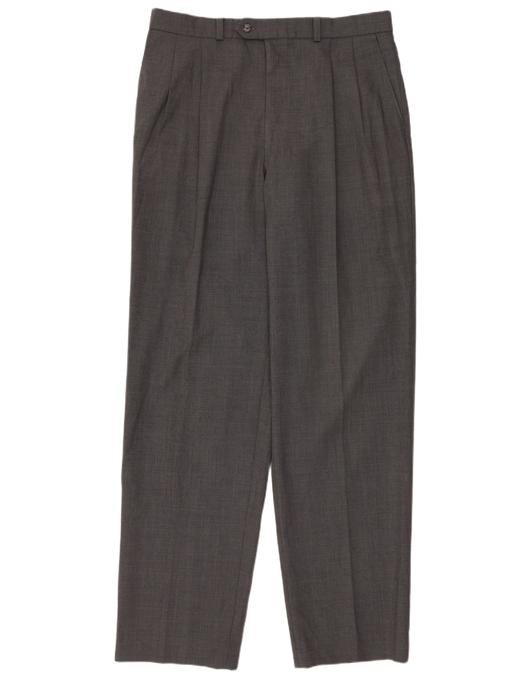 Calça masculina Marks & Spencer com pegged suit W34 L33 lã cinza
