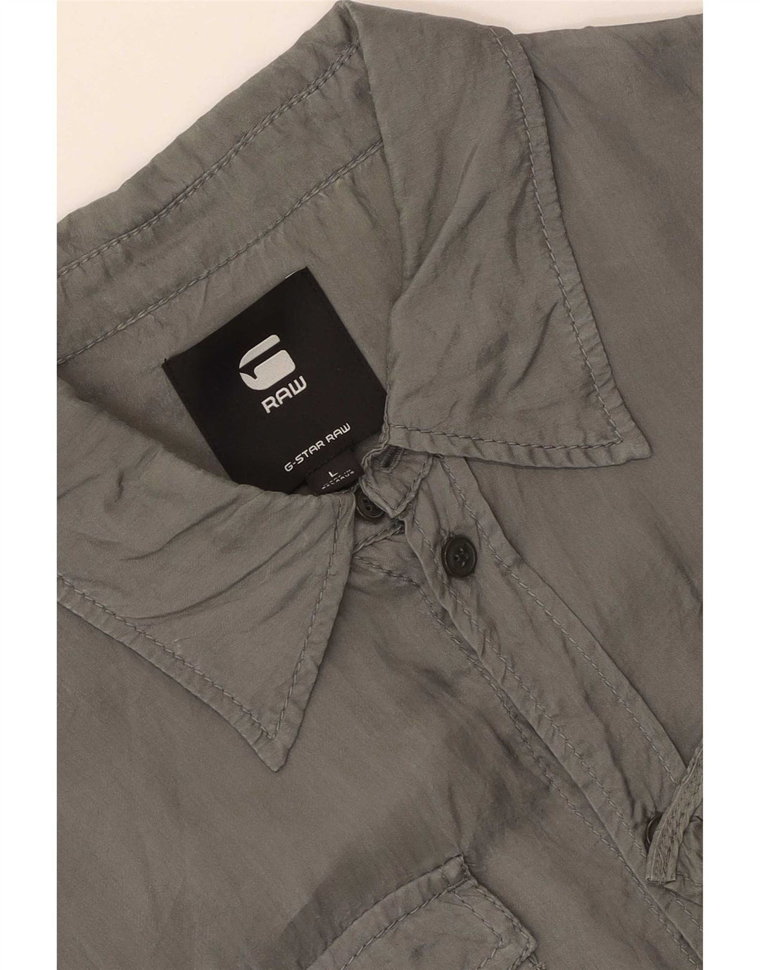 Camisa masculina G-Star grande cinza