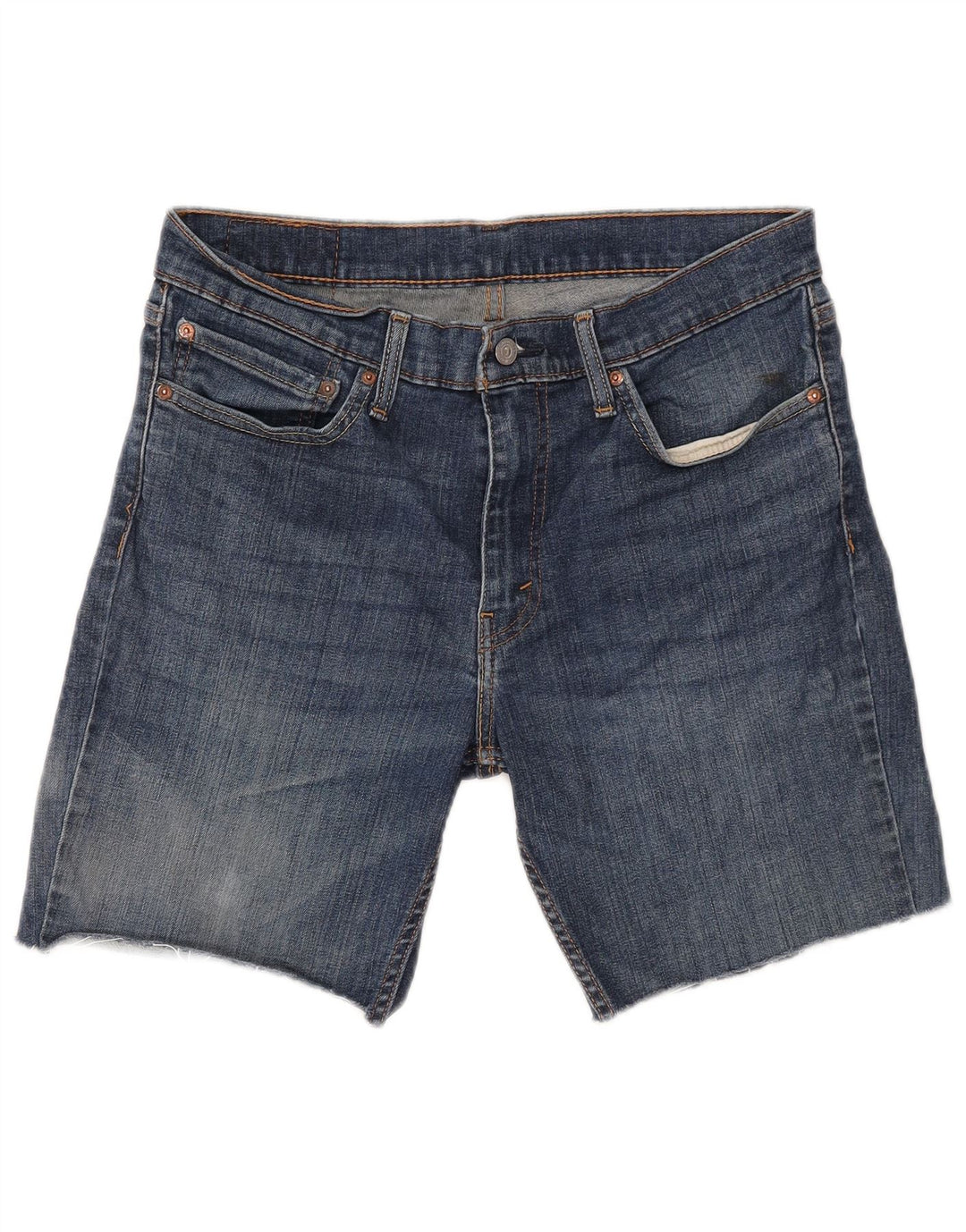 LEVI'S Masculino 511 Shorts Jeans W34 Grande Algodão Azul
