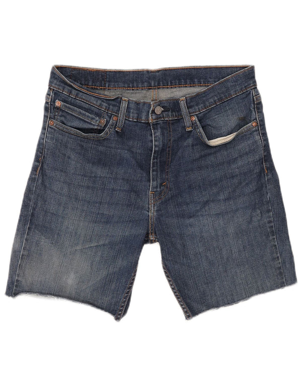 LEVI'S Masculino 511 Shorts Jeans W34 Grande Algodão Azul