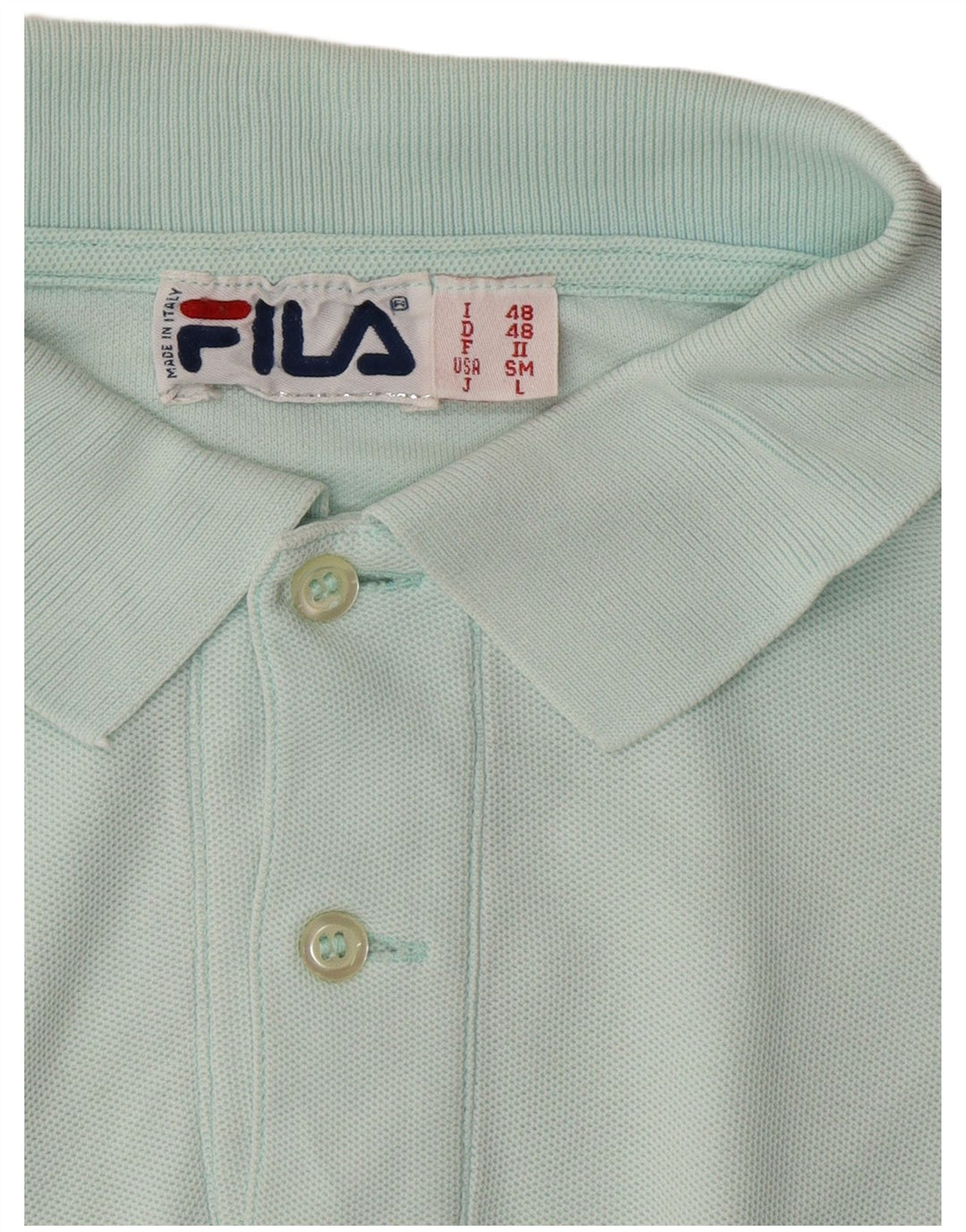 Camisa polo masculina FILA IT 48 azul médio