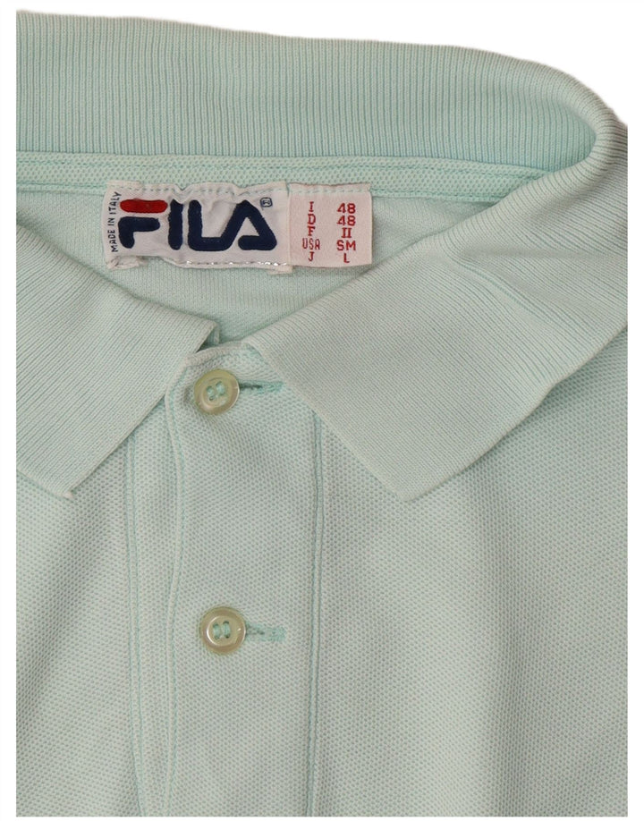 Camisa polo masculina FILA IT 48 azul médio
