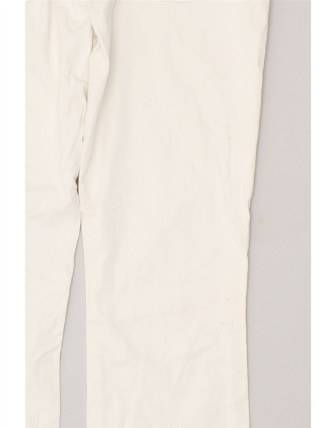 GAS Womens Straight Casual Trousers W27 L31 White Cotton | Vintage Gas | Thrift | Second-Hand Gas | Used Clothing | Messina Hembry 