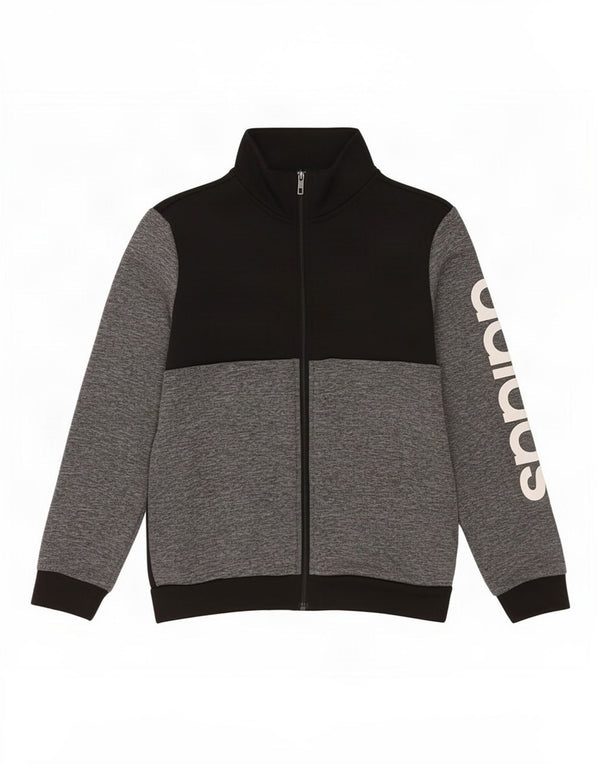 Jaqueta Adidas Boys Graphic Tracksuit Top 11-12 Anos Preto Colorblock