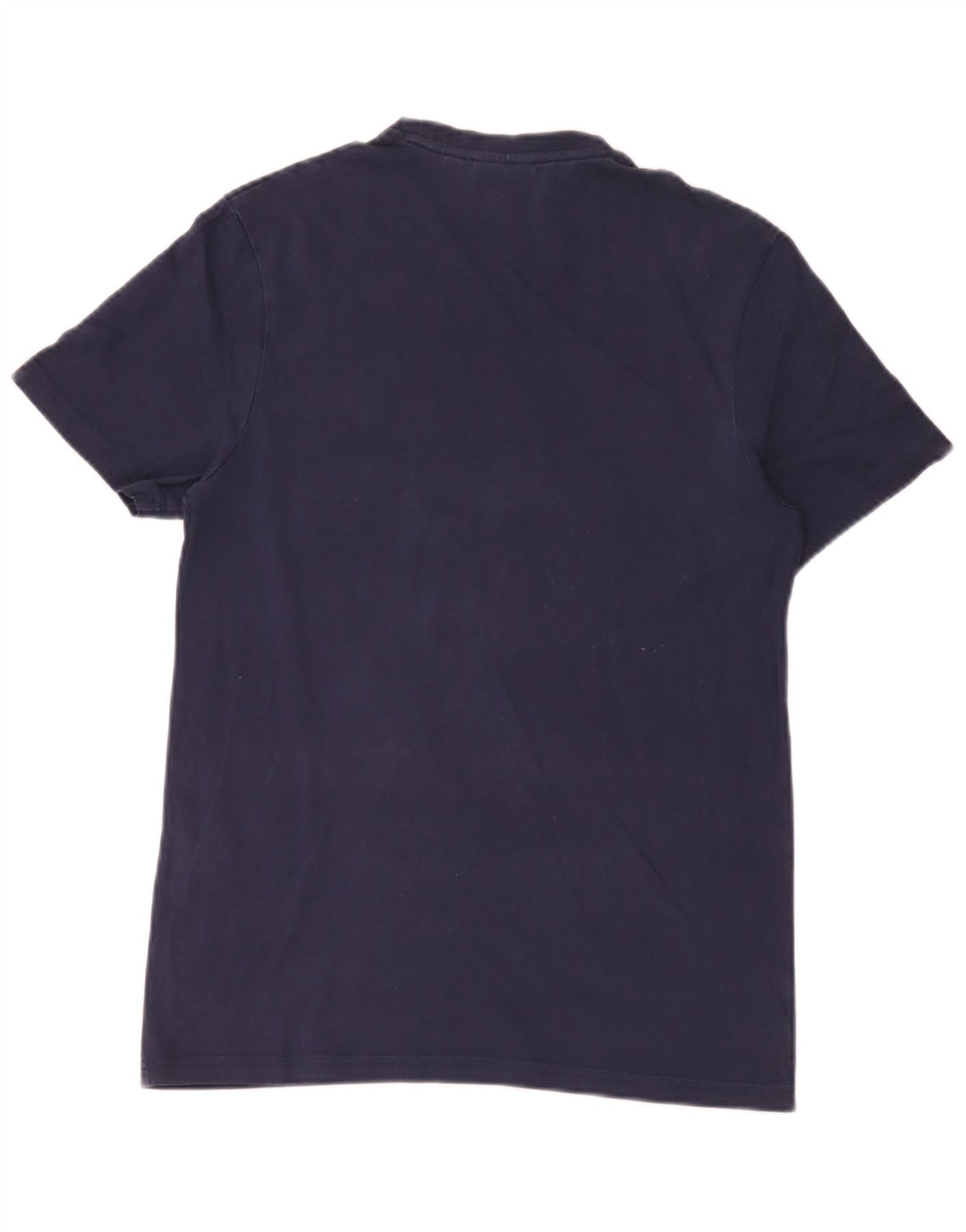 Camiseta masculina Lyle & Scott pequena algodão azul marinho