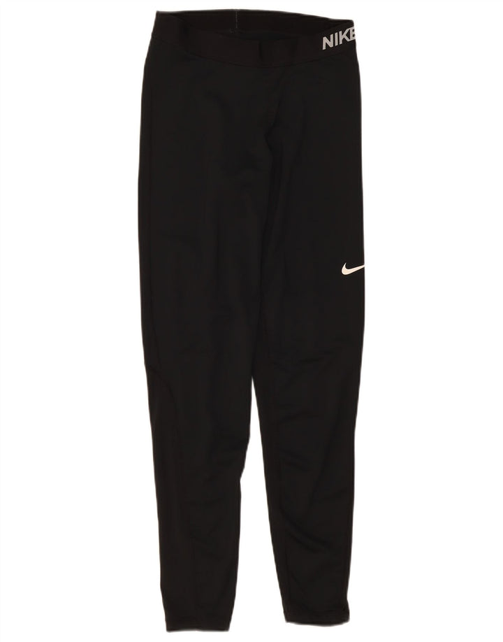 Leggings Nike Dri Fit Graphic UK 12 Médio Preto Poliéster