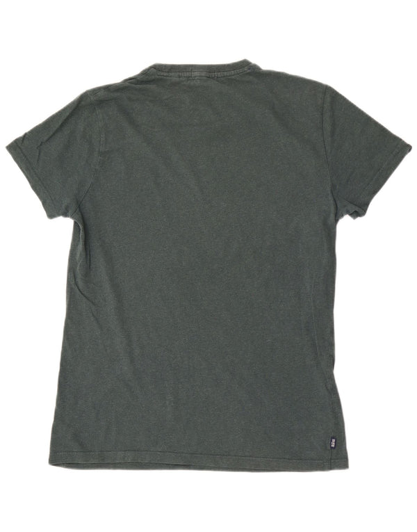 Camiseta masculina Superdry Top verde médio