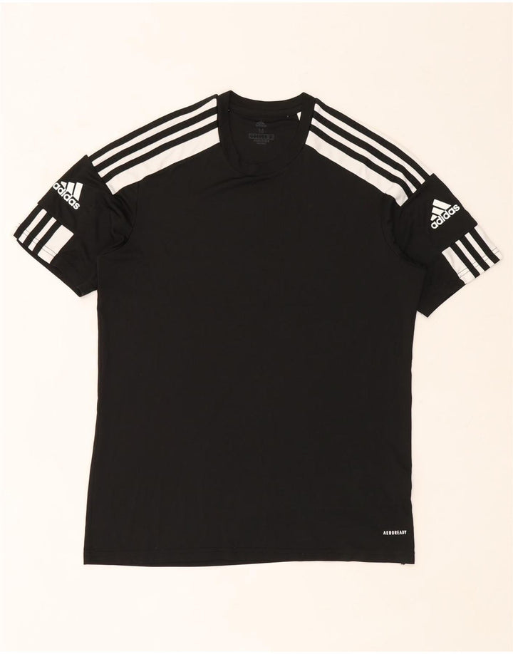 Camiseta Adidas Masculina Aeroready Graphic Top Médio Poliéster Preto