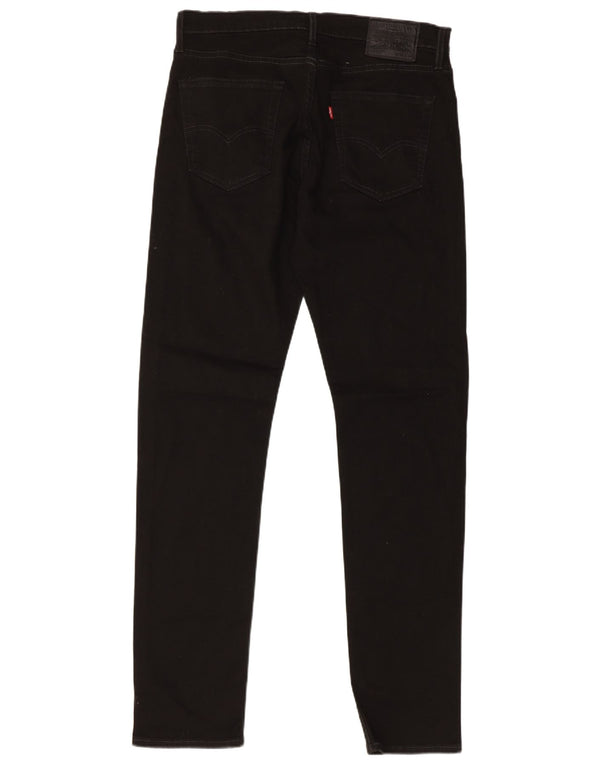 Calça Jeans Levis Masculina 512 Slim Fit Straight W34 L34 Algodão Preto