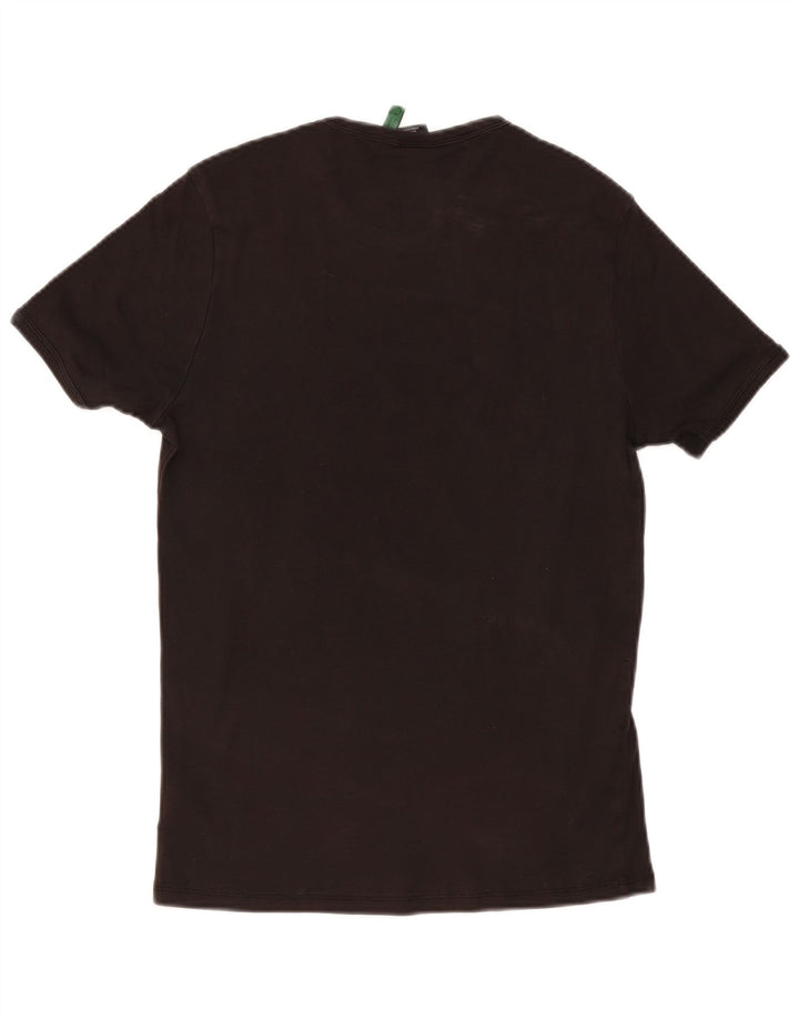 Camiseta masculina G-STAR Top médio algodão preto