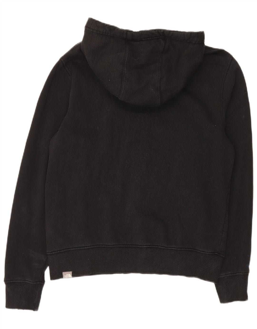 Suéter com capuz gráfico masculino The North Face médio algodão preto