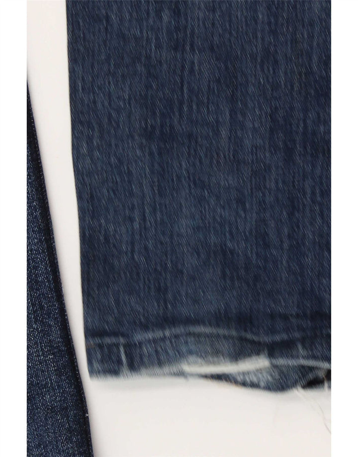 Levi's Masculino 511 Distressed Slim Jeans W30 L29 Azul Algodão
