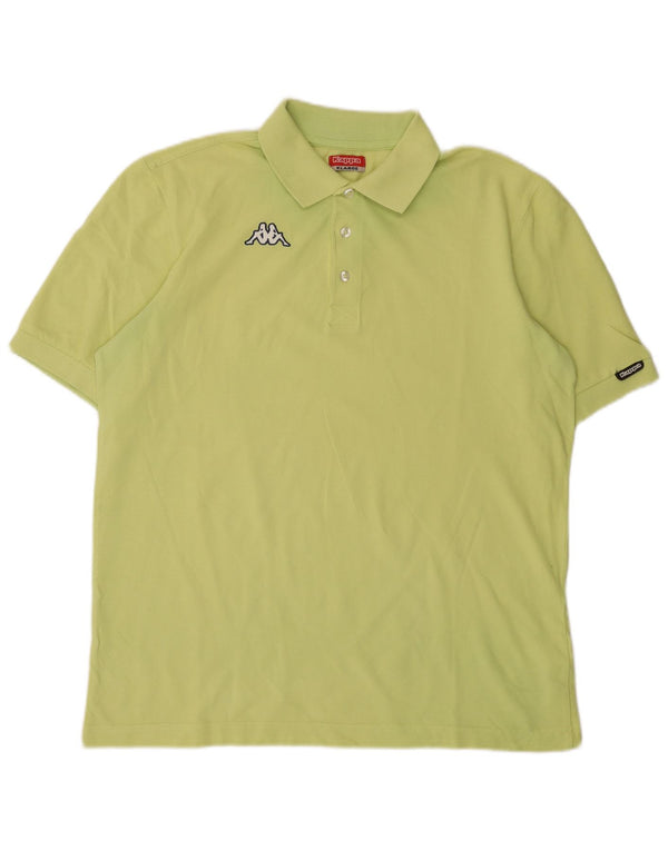 Camisa polo masculina Kappa XL algodão verde